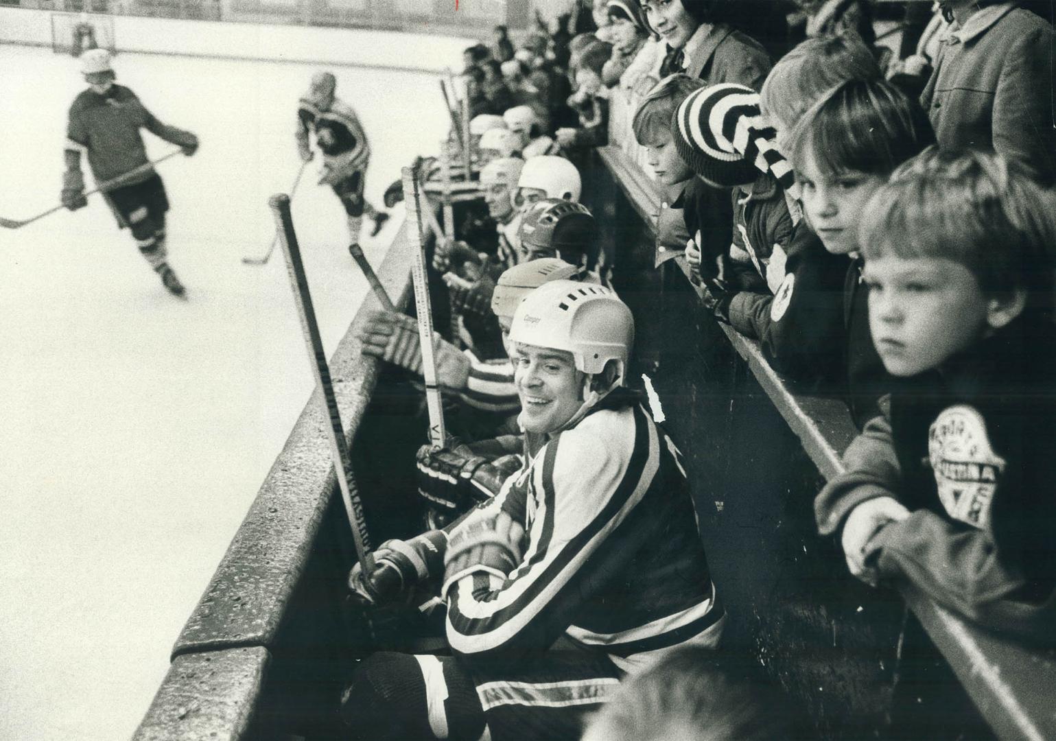 Former Goaltender Ken Dryden. He'd rather play than watch