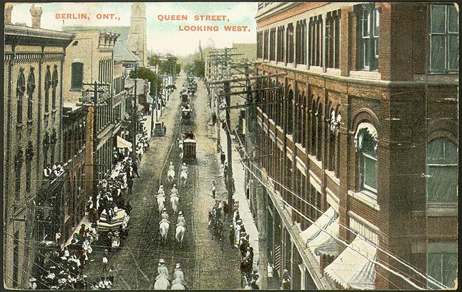 Berlin, Ontario Queen Street, looking West