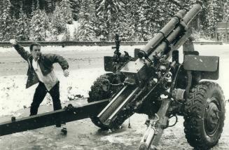 Steve Fonyo in Rogers Pass, B.C