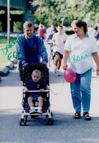 Darrell Fox (brother), Bonnie Fox (wife of Darrell), Alexandra (daughter)