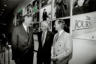 Broadcaster honored. A mural dedicated to the renowned broadcasting career of the late Barbara Frum is unvelled at the CBC centre last night. With Fru(...)