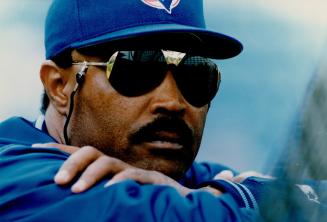 Cito Gaston watches his troops go through their paces at Englebert Training Complex