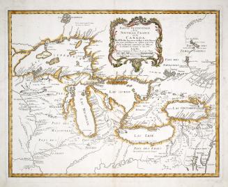 Partie occidentale de la Nouvelle France ou Canada