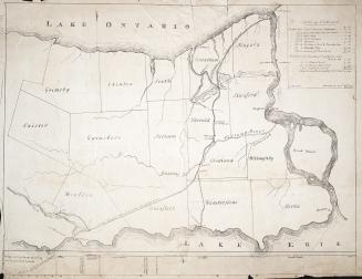 Map of Welland Canal