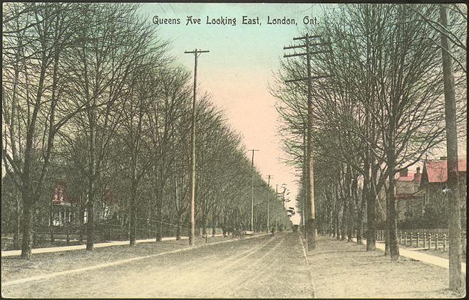 Queens Avenue looking East, London, Ontario