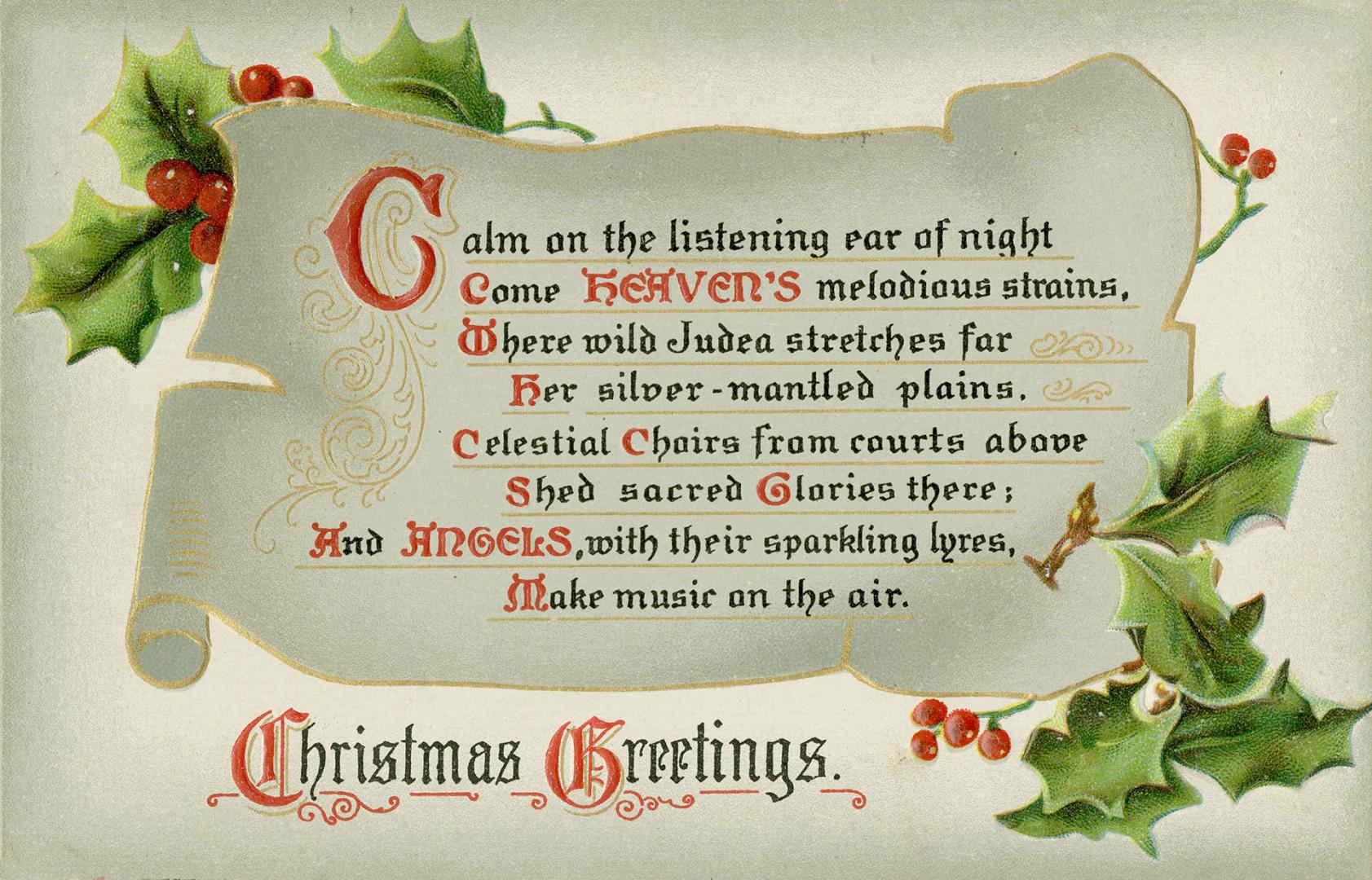 Christmas greetings