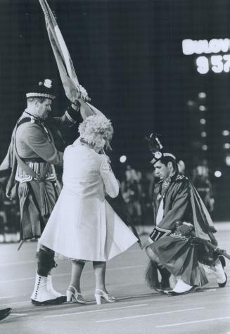 Royal Tours - Queen Mother Elizabeth (Canada 1974) Toronto (With Toronto Scottish Regiment)