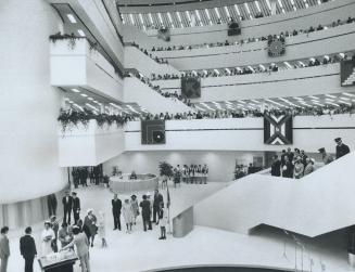 Scarborough's new civic centre gets off to a royal start as the Queen opens it to the cheers of 15,000 onlookers