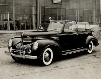 Car for king's visit painted color he chooses, Built at Windsor for use by their majesties during their visit to Canada this beautiful, custom-built C(...)