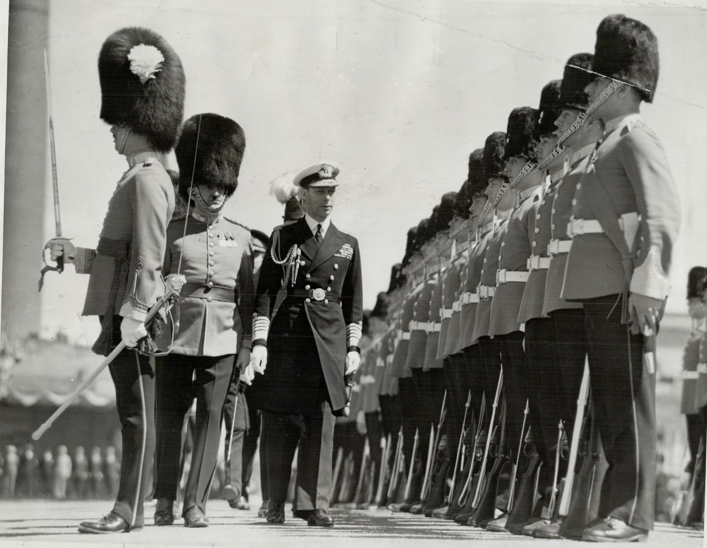 as well as civil welcome was accorded his majesty by Montreal