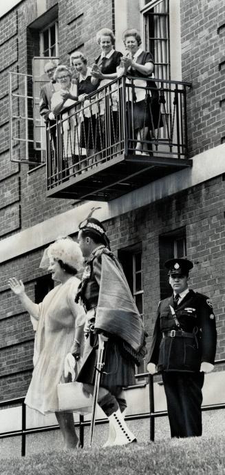 Balcony scene at Fort York Armory