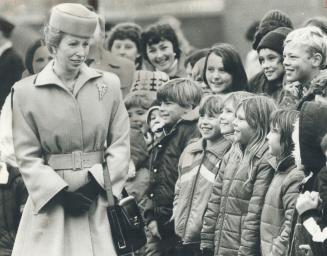 First full day: Princess Anne had a gruelling schedule during her one-day visit to Kingston but her smile never failed