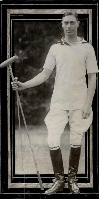 Duke of York in polo costume