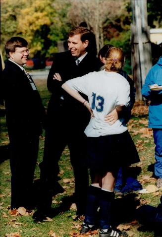 Prince Andrew at Lake Field