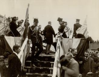 King and Queen At Berlin Lady Laurier Shown