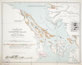 Geological sketch of the south east of Vancouver Island and part of the coast of the Gulf of Georgia