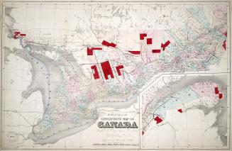 Reduced copy of the Government of Canada compiled by Thomas Devine, F.R.G.S &c. head of surveys Upper Canada Branch D.C.L. 1862-63