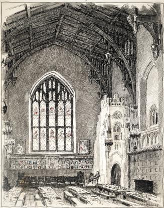 Hart House, University of Toronto, Interior, great hall