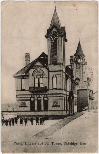 Public Library and Bell Tower, Uxbridge, Ontario