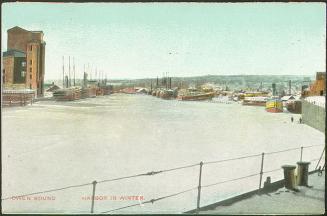 Owen Sound Harbour in Winter