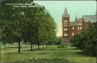 Grounds and Office Building. Mimico Asylum, Toronto, Canada