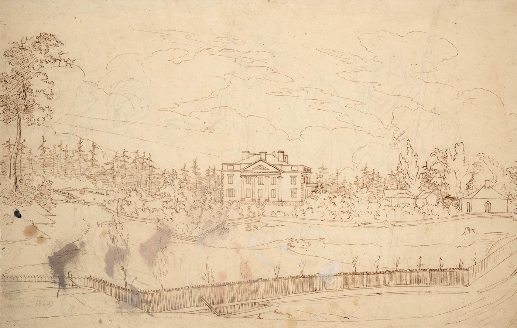 ''Moss Park'', the Residence of William Allan, Toronto, Ontario