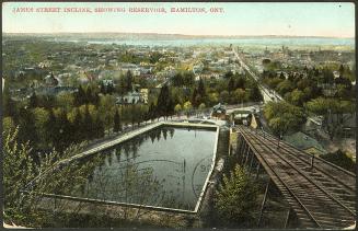 James Street Incline, showing Reservoir, Hamilton