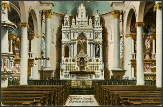 Interior of St. Joseph's Church, Chatham, Ontario, Canada