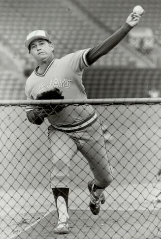 New prospect: Former major leaguer Pat Gillick, now Jays' vice-president of operations, throws a little batting practice for some fun