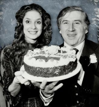 National Ballet of Canada held a party last night Linda Maybarduk (26) and artistic director Alexander Grant (56)