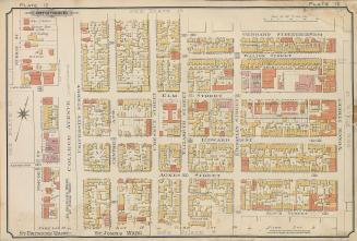 [Plate 12] Atlas of the city of Toronto and vicinity from special survey founded on registered plans and showing all building and lot numbers.