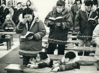 Church service in Apex, near Frobisher Bay