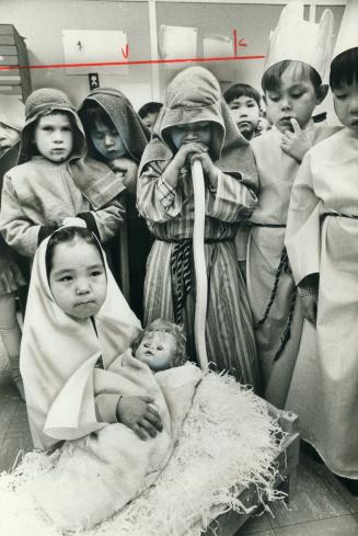 Interest In religion is still very keen among the young Eskimos in the Arctic, Tom Harpur found