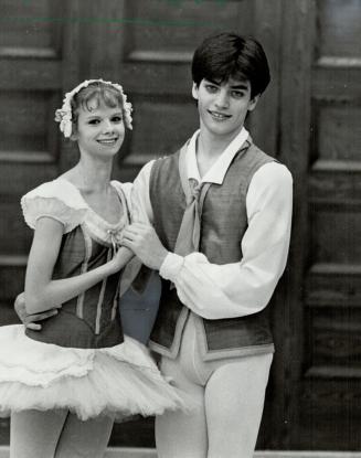 Canadian ambassadors: Ronda Nychka, 16, and Rex Harrington, 19, were two of five dancers from National Ballet School whose good schooling set them apart in Jackson, Miss