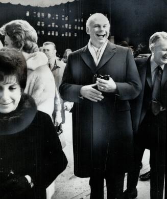 Among the opening night audience at the opening of the musical Hair last night were Liberal biggies Paul Hellyer, top, and Robert Nixon, bottom. ''The(...)