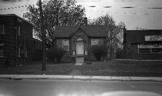 Toll Gate, Dundas Street West, north side, at St