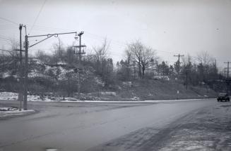 Scarlett Road., looking south from north of East Drive. Toronto, Ontario