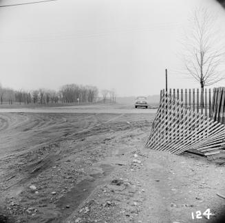 Looking east along Eglinton Avenue East from Don Mills Road