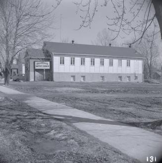 Willowdale Baptist Church, Olive Avenue, Toronto, Ontario. Image shows a side view of the build ...