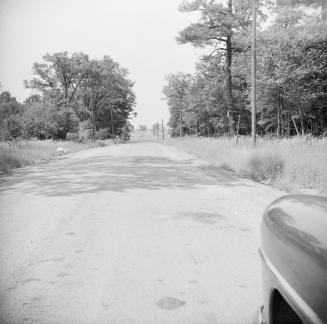 Bathurst Street, looking north from south of Steeles Avenue. Toronto, Ontario. Image shows a st…