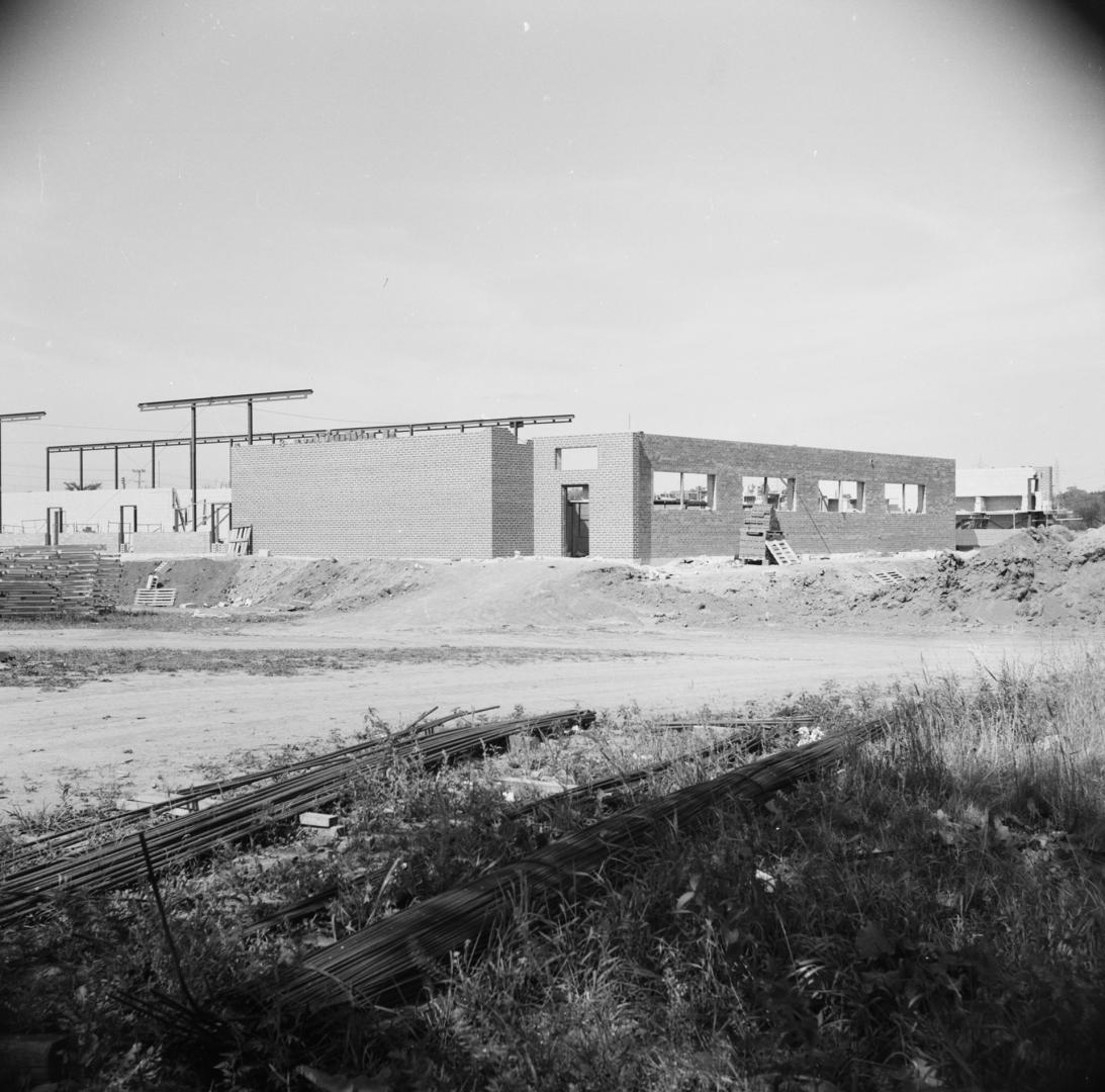 Daystrom Public School under construction, looking north east