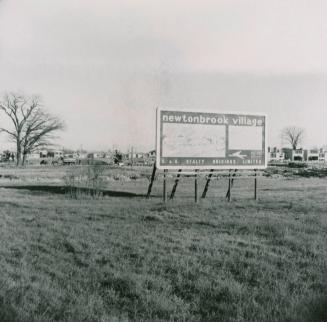 Newtonbrook Village development. View is looking east from Yonge Street, south of Cummer Avenue…