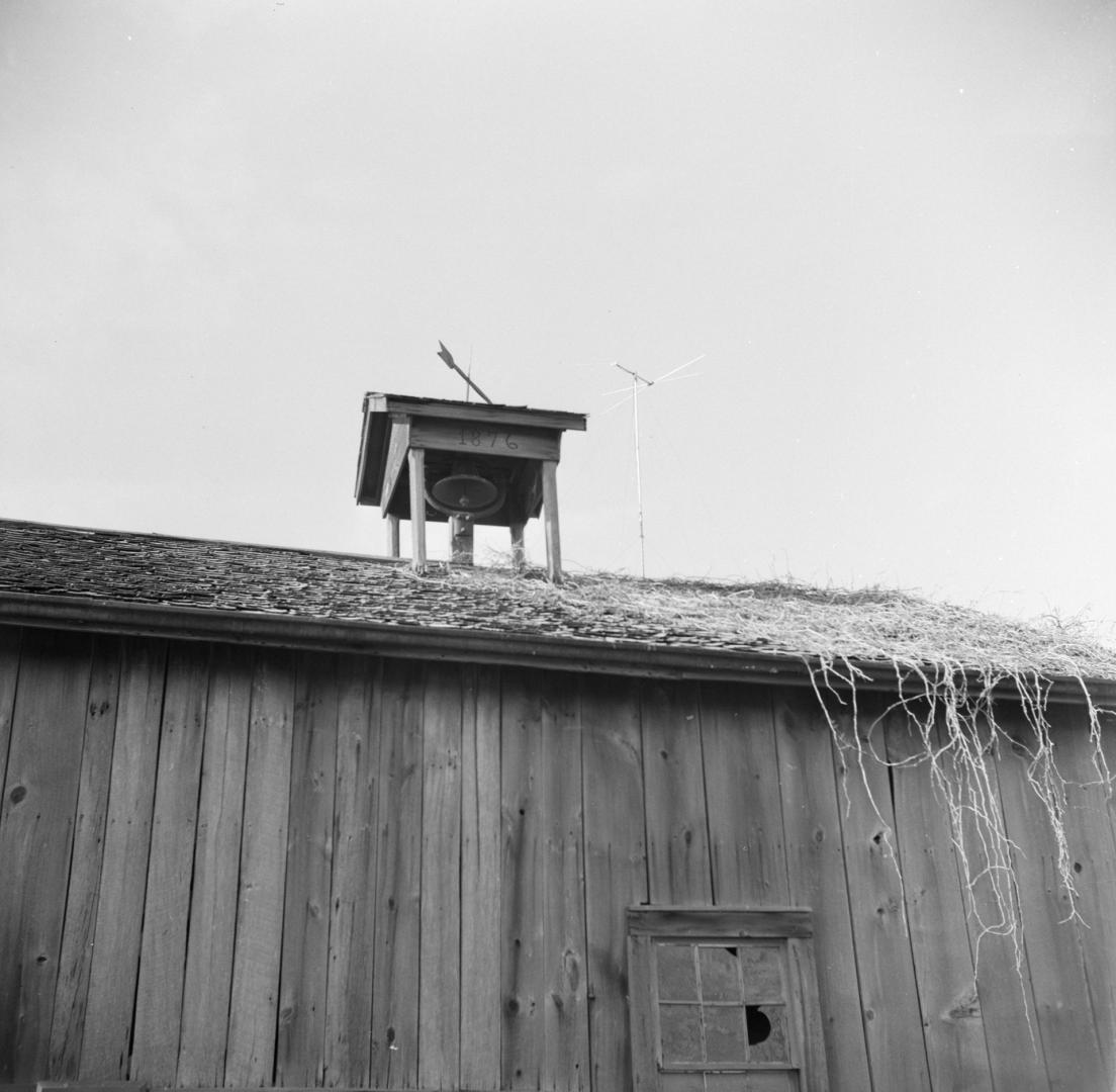 Image shows a Snider house, south side of Finch Avenue West, east of Keele Street. Cupola atop …