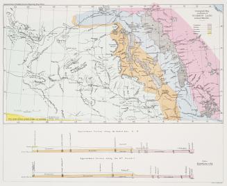 Geological map of a portion of Rupert's Land