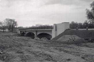 Scarlett Road., bridge over Humber River, looking south. Toronto, Ontario