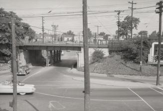 Scarlett Road., looking north from Dundas Street West, Toronto, Ontario