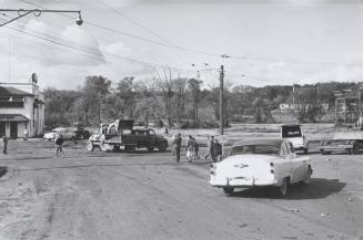 Humber River, looking west, on East Drive, east of Scarlett Road