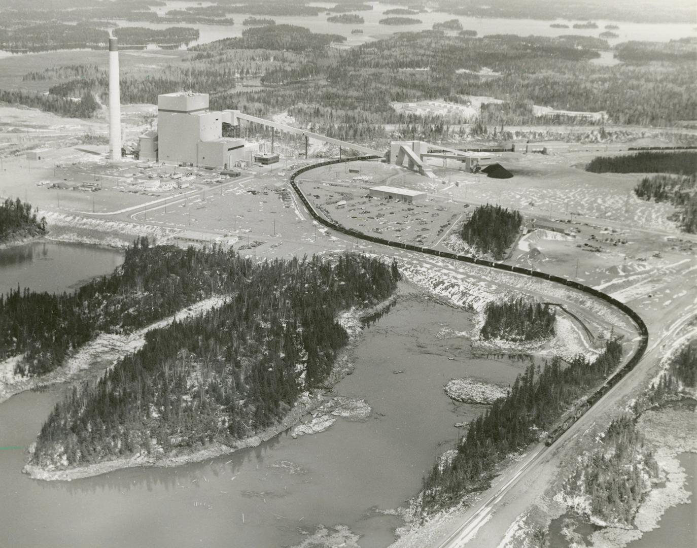 Atikokan: A coal train winds its way into Ontario Hydro plant