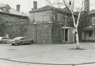 Brant County Jail, showing door where prisoners made their escape