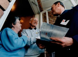 Doug Holyday with Joseph Wieczorek and wife Catherine